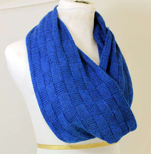 DYED Basketweave Infinity Scarf