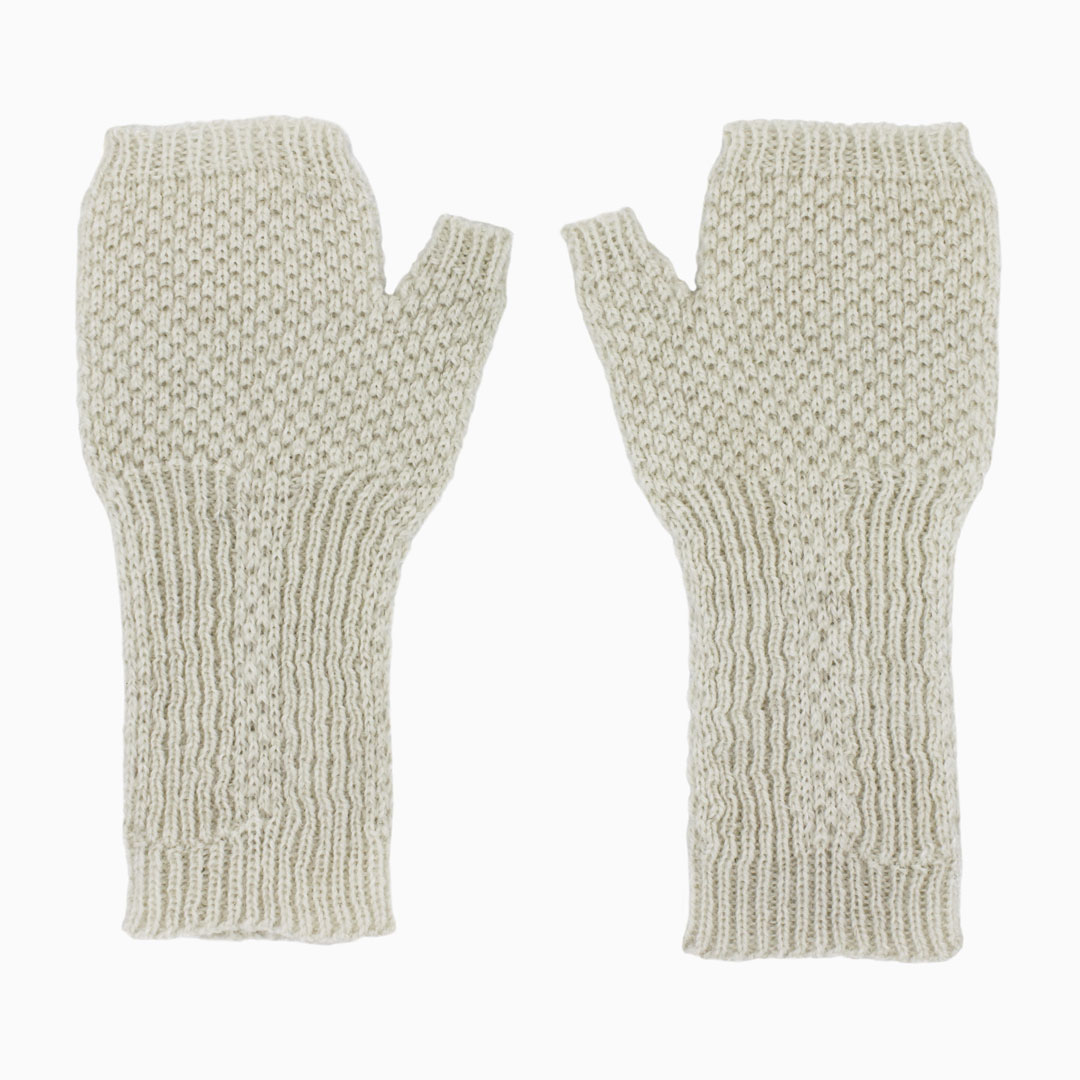 Powder Kylie Faux Suede Gloves In Cream | A Brilliant Disguise
